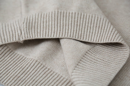 【LD3280】實拍慵懶小個子抽繩連帽針織毛衣251103