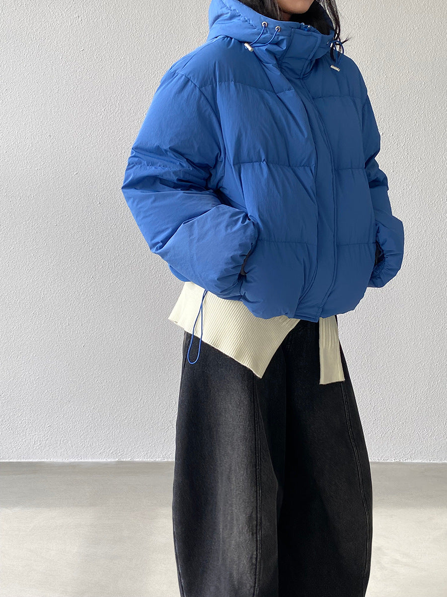 【cimz1728】實拍輕暖90％白鴨絨連帽羽絨外套251201