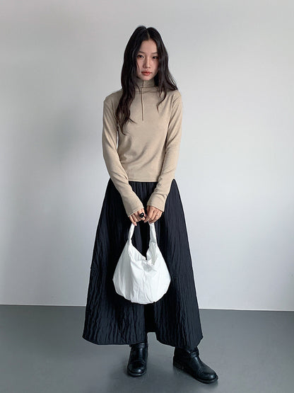 【LD11012】實拍加厚半高領6色打底長袖t恤251110