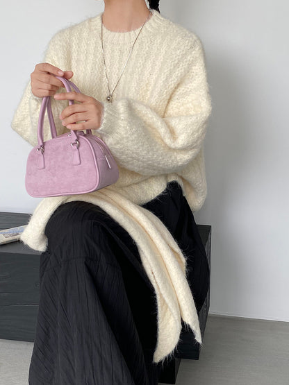 【cimz0672】實拍細緻閃亮針織毛衣+圍巾251128