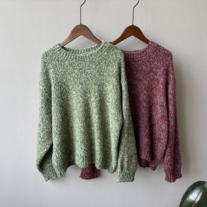 【Y2530】實拍冬季雜色古着針織毛衣(含羊毛6%)251106