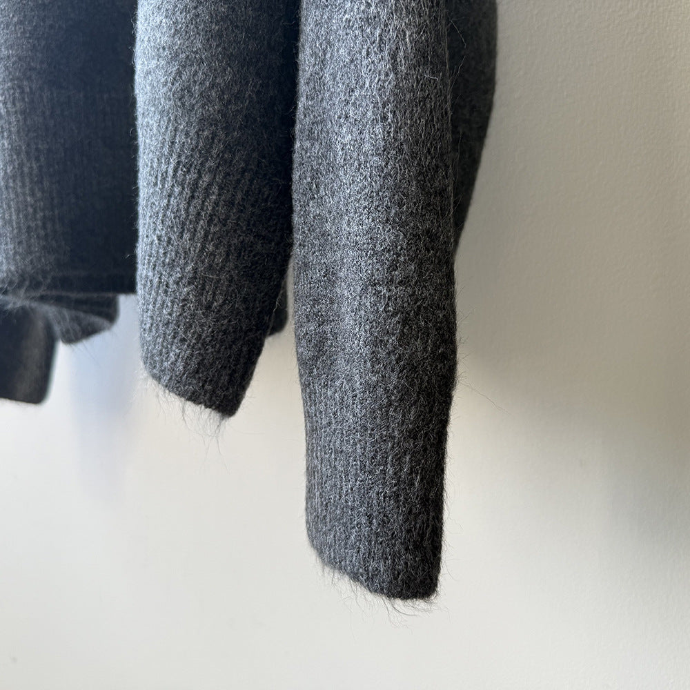 【YP1015】 實拍寬鬆針織毛衣＋休閒針織長褲 套裝251023