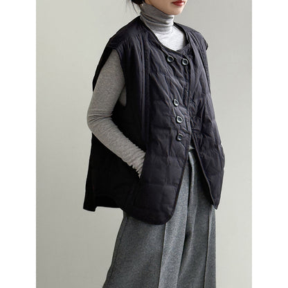 【Y82633】實拍輕暖羽絨背心（含90％白鴨絨）251016