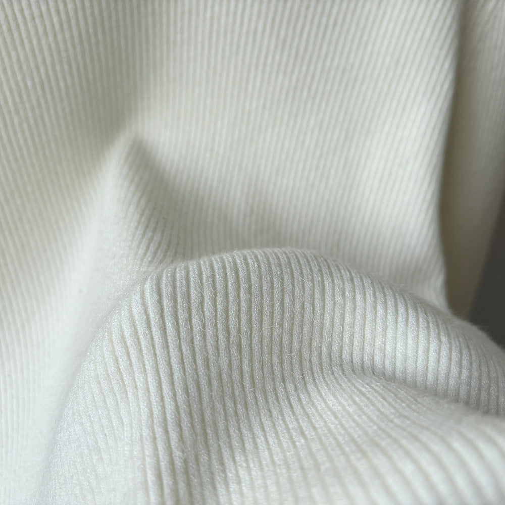 【YP313】實拍冬季氣質簡約v領針織衫251113