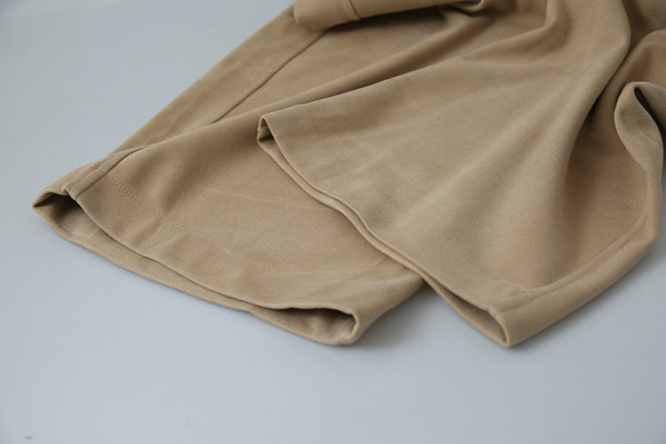 【LD3302】實拍S~XL秋冬顯瘦直筒毛呢休閒褲251103