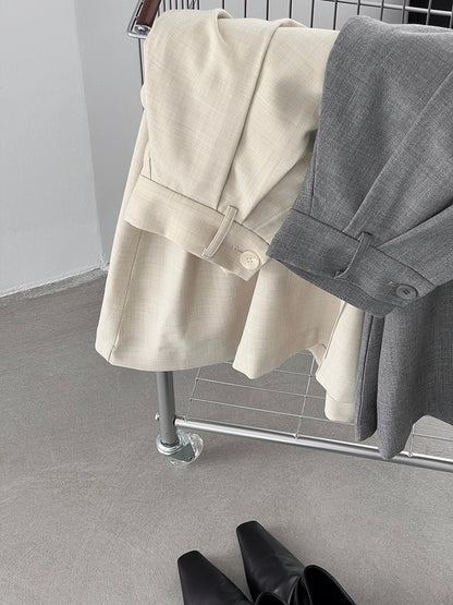 【cim1653】實拍秋日必備高腰壓褶大擺西裝褲251030