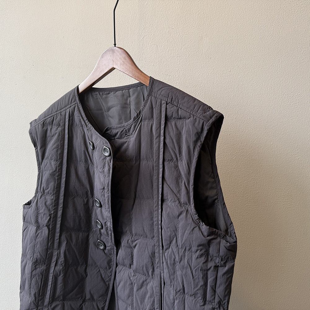 【Y82633】實拍輕暖羽絨背心（含90％白鴨絨）251016