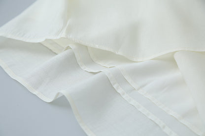 【LD3290】實拍法式釘珠蝴蝶結天絲雪紡襯衫251103