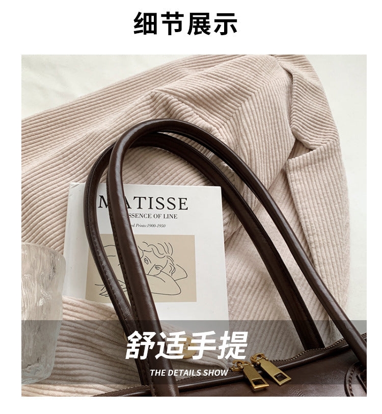 【BSJPJY0308】復古時髦精必備📷ins風小眾質感大容量單肩手提腋下大包260501
