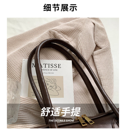 【BSJPJY0308】復古時髦精必備📷ins風小眾質感大容量單肩手提腋下大包260501