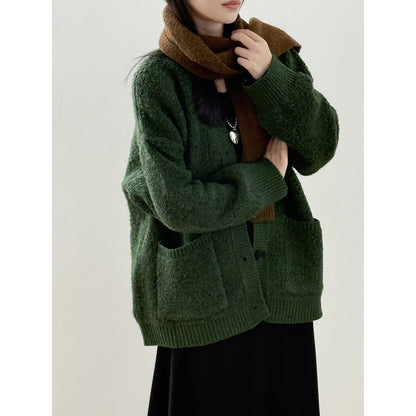 【Y237】實拍慵懶針織毛衣外套(含羊毛6%)251106