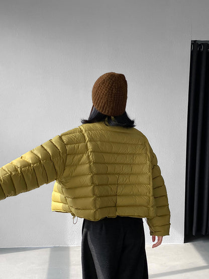 【cimz6383】實拍高領寶款排骨白鴨絨外套（白鴨絨90）251120