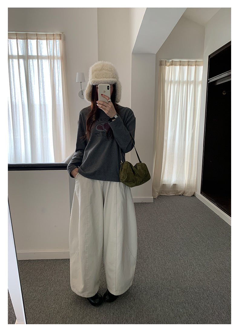 【H5519】實拍S~XL美式天絲棉厚款彎刀休閒褲251125