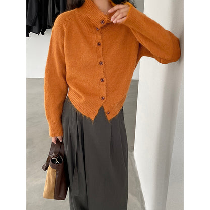 【cim8616】實拍質感加厚慵懒態度高領針織毛衣251114