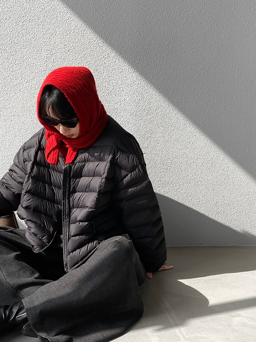 【cimz6383】實拍高領寶款排骨白鴨絨外套（白鴨絨90）251120