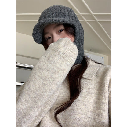 【H5513】實拍老錢風POLO領長袖針織毛衣251118