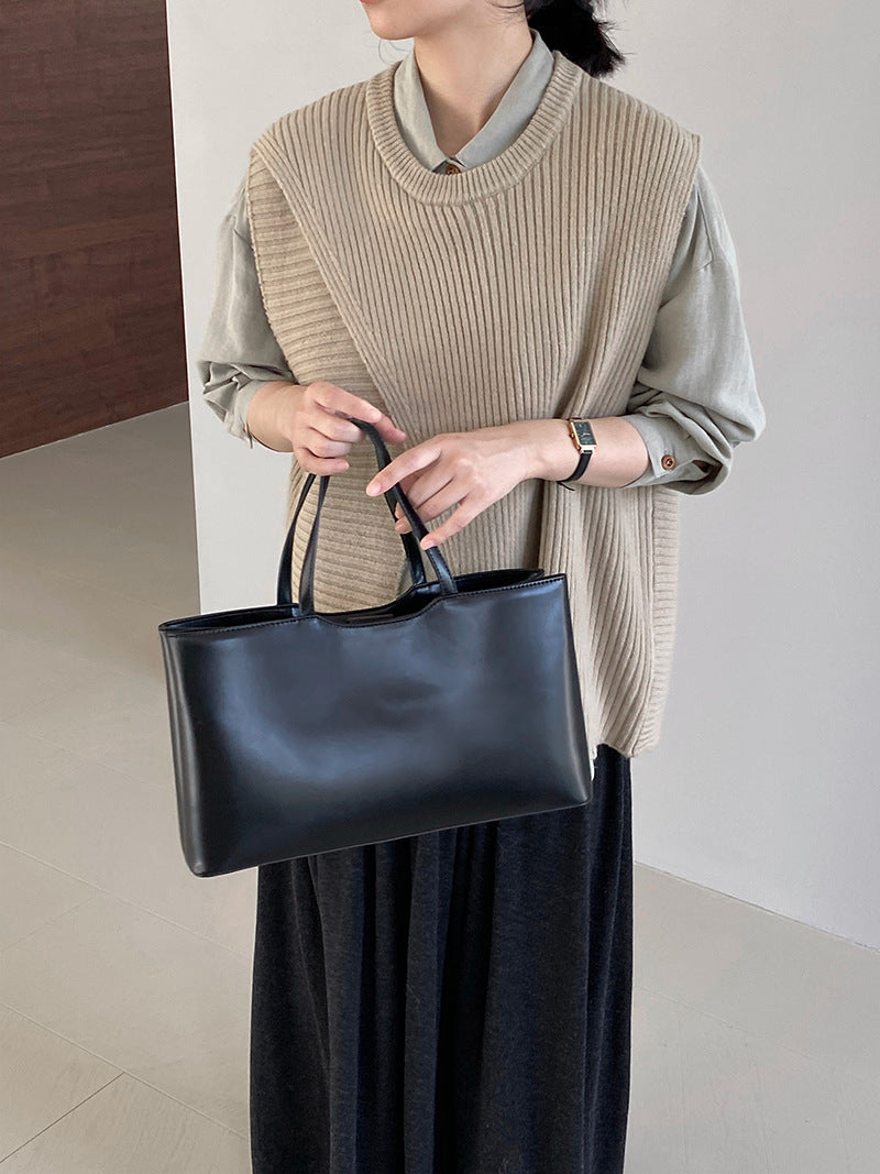 【cim8979】實拍秋冬設計師款不規則寬鬆針織馬甲251030