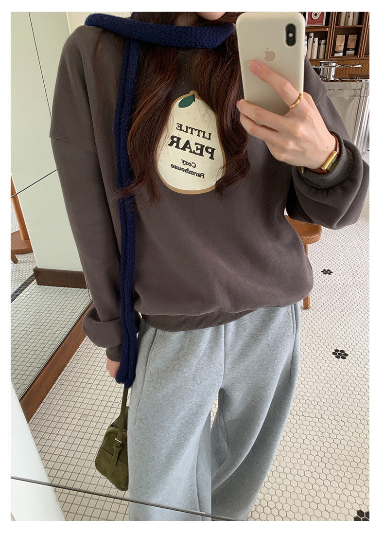 【H5515】實拍酪梨印花厚款加絨衛衣
251118