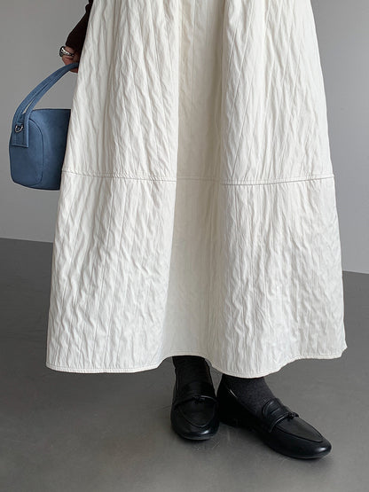 【LD11017】實拍日系加厚棉感保暖高腰花苞裙（左右有口袋）251110