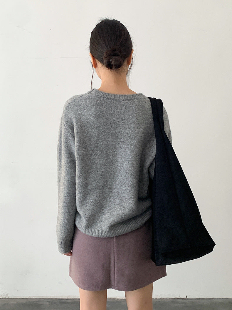 【LD11038】實拍立體小花針織衫251202