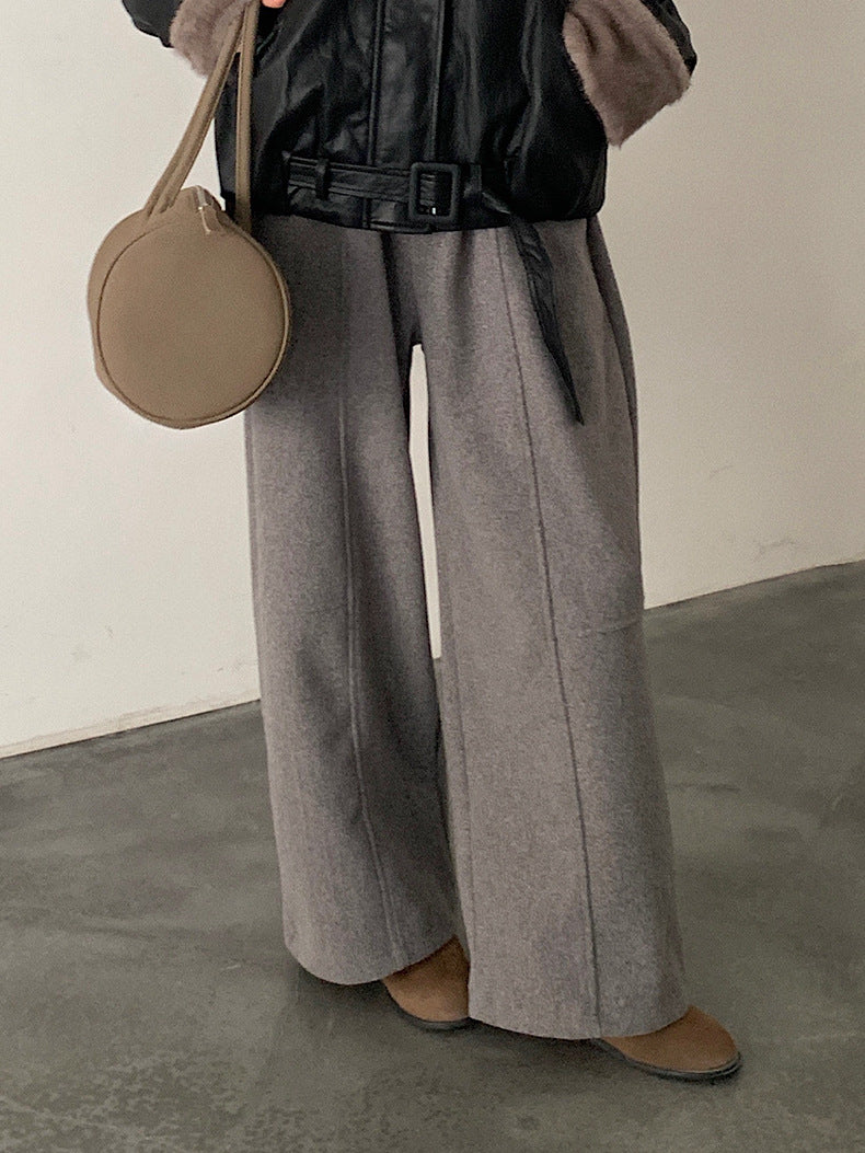 【LD11047】實拍休閒加絨加厚彎刀褲251202