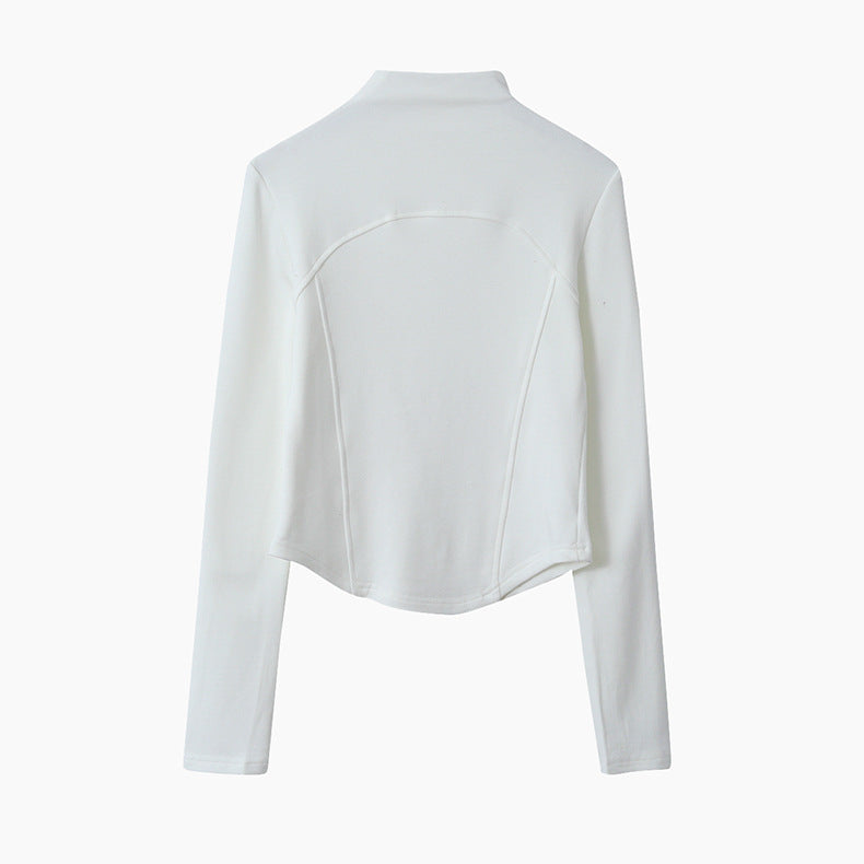 【LD11041】實拍羊绒簡約高領長袖T恤251202