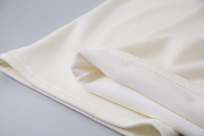 【LD11056】實拍慵懶高級感超修飾微喇叭衛褲251209