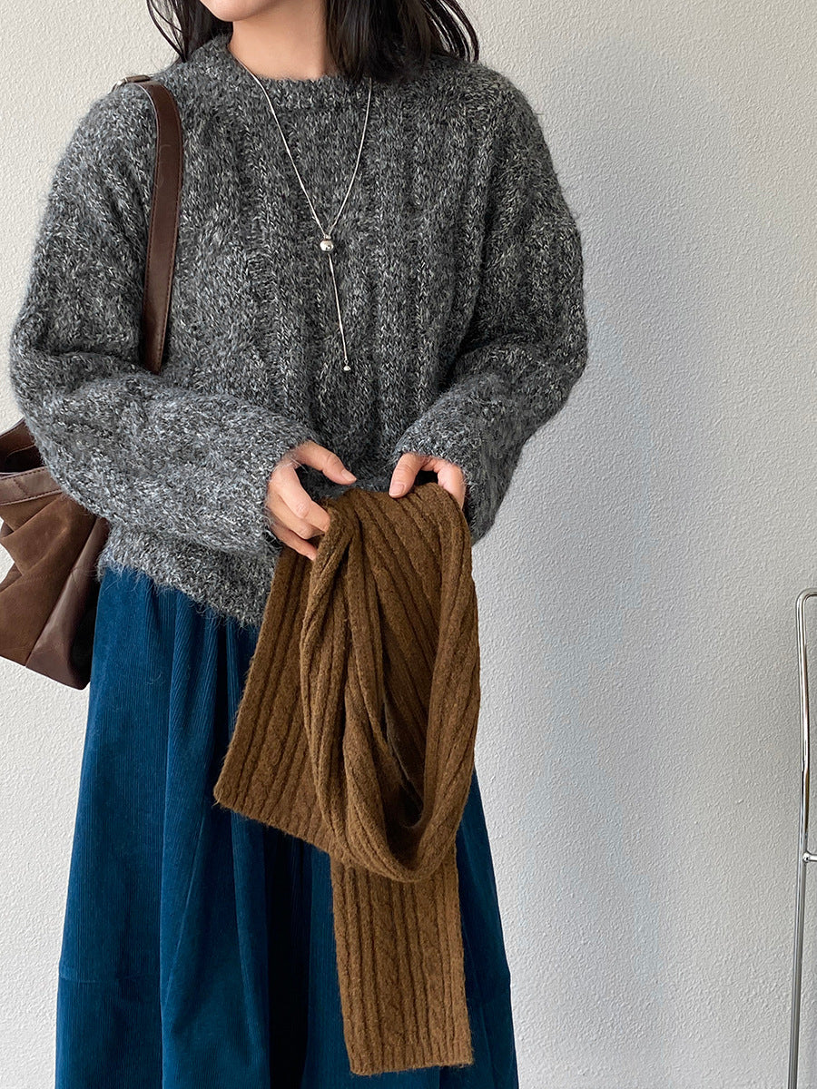 【cimz0307】實拍高級軟糯加厚針織毛衣(羊毛8％）251201