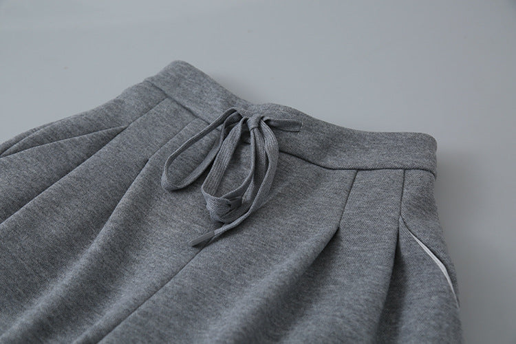 【LD11033】實拍冬季復古極簡寬鬆慵懶垂感彎刀褲251124