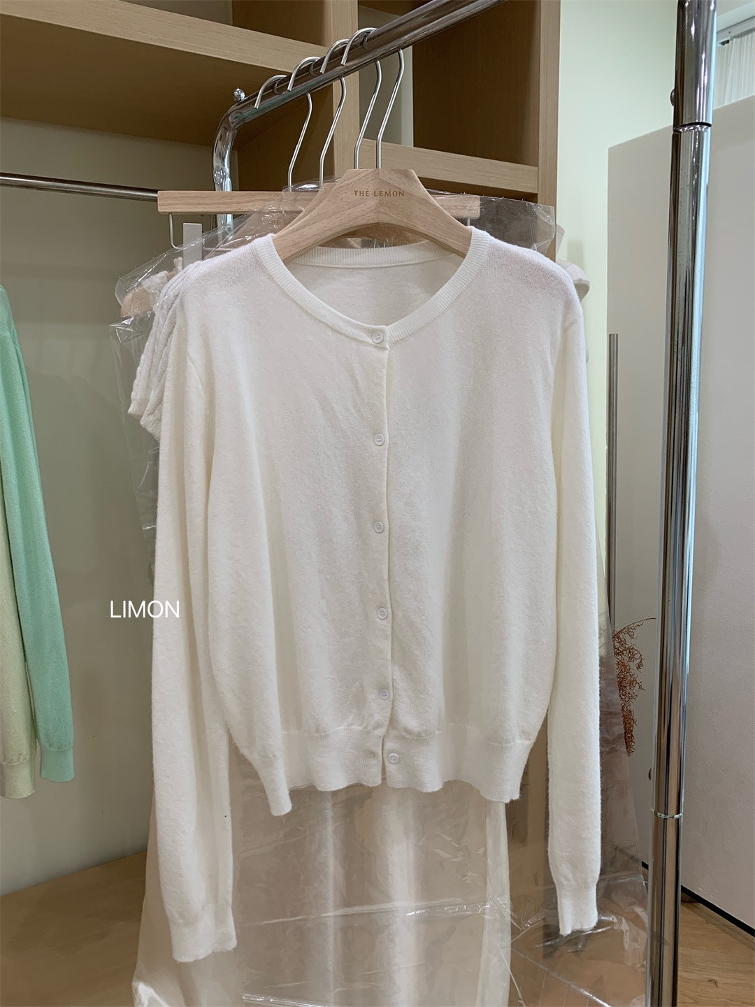 【L006808】實拍檸檬夏季多色針織外套250421