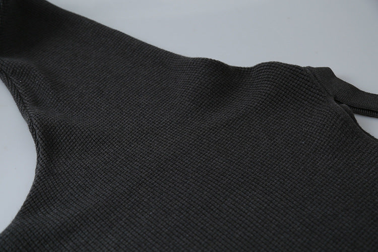 【LD11029】實拍韓系掛脖鏤空露肩針織毛衣251124