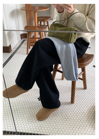 【H5508】實拍M~XL懶懶加厚奧粒絨舒適休閒彎刀褲型251118