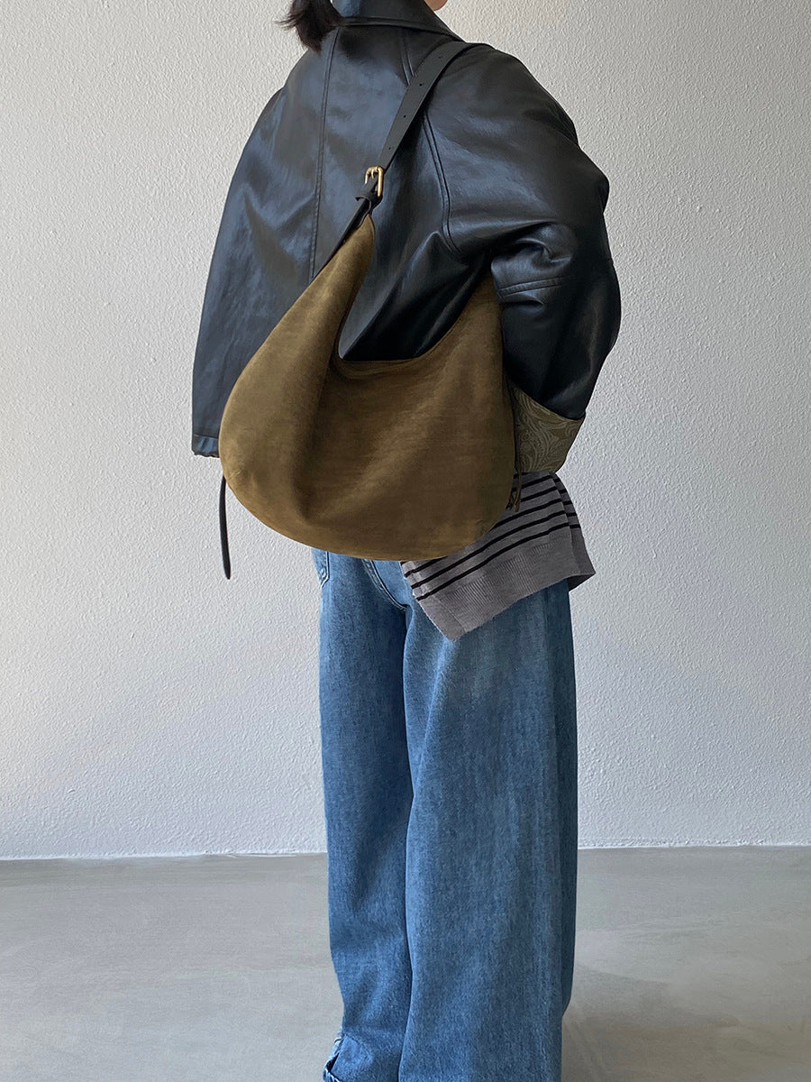 【cimz1667】實拍個性復古黑色工裝皮衣外套251120