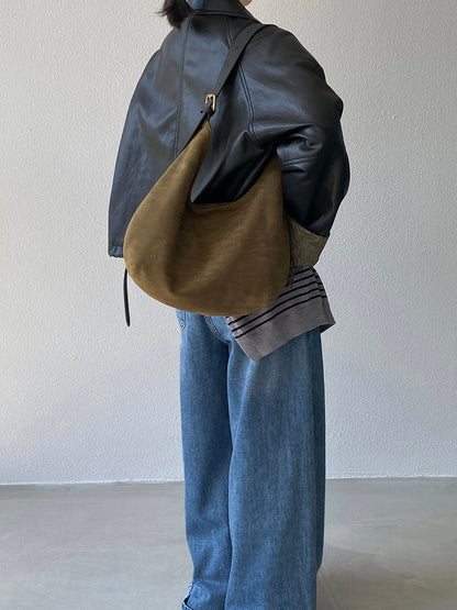 【cimz1667】實拍個性復古黑色工裝皮衣外套251120