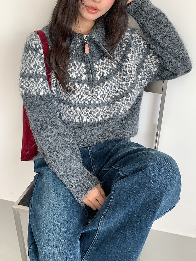 【LD11010】實拍S~XL復古加絨加厚高腰直筒牛仔褲251110