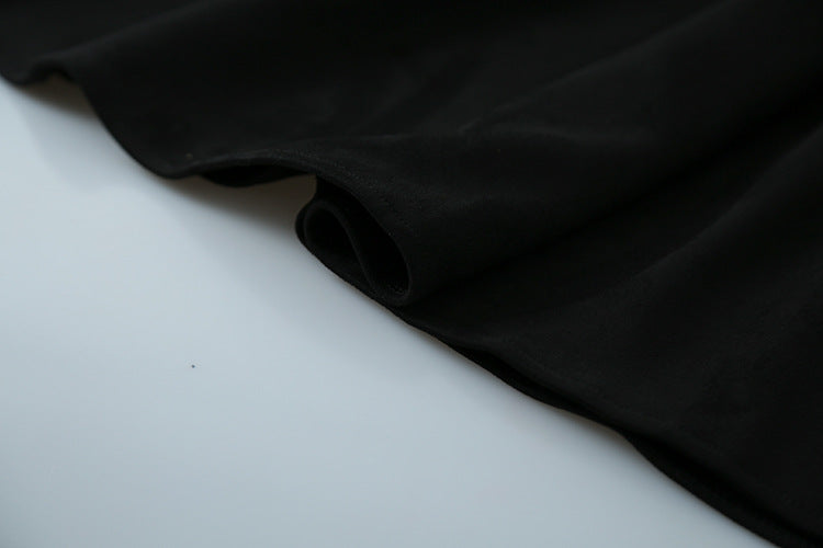 【LD11016】實拍冬季復古麂皮絨A字裙251110