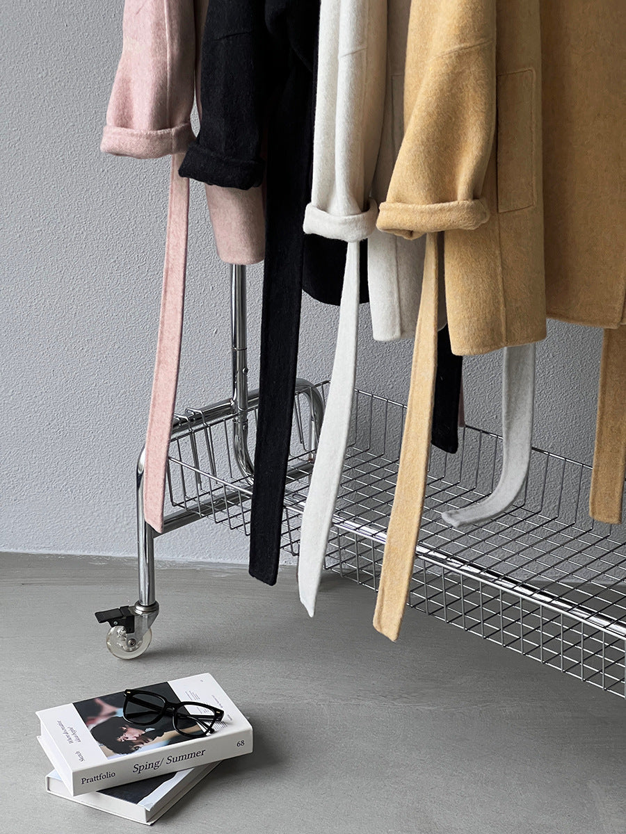 【cimzD6616】實拍高級大氣款雙面羊毛呢廓形外套大衣（100羊毛）251120