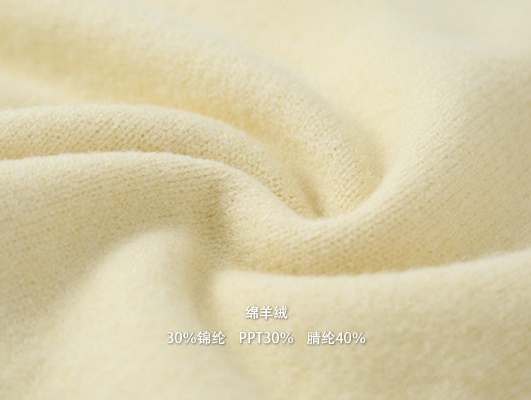 【LD3281】實拍慵懶寬鬆棉羊絨針織毛衣251103