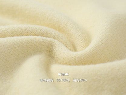 【LD3281】實拍慵懶寬鬆棉羊絨針織毛衣251103