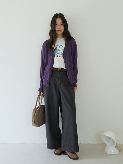 【LD3188】實拍初秋刺繡笑臉氣質針織外套（含羊毛6%)
250922