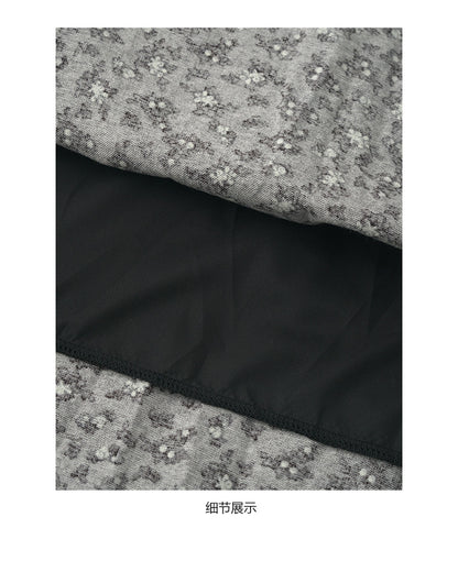 【H5490】實拍日系清新小碎花鬆緊腰長裙（棉）251109