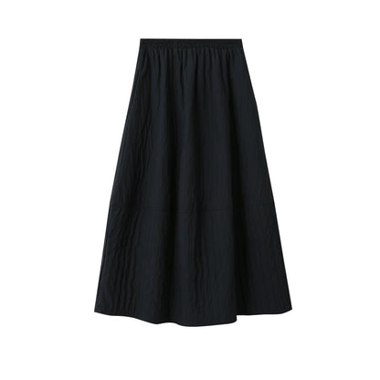 【LD11017】實拍日系加厚棉感保暖高腰花苞裙（左右有口袋）251110