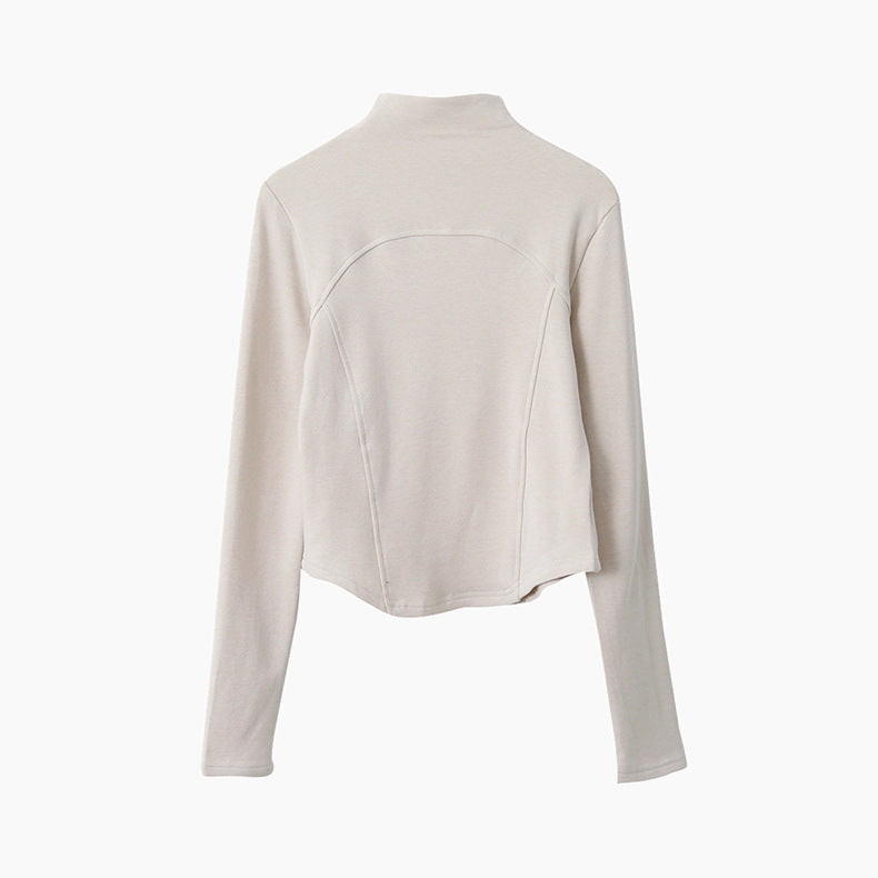 【LD11041】實拍羊绒簡約高領長袖T恤251202