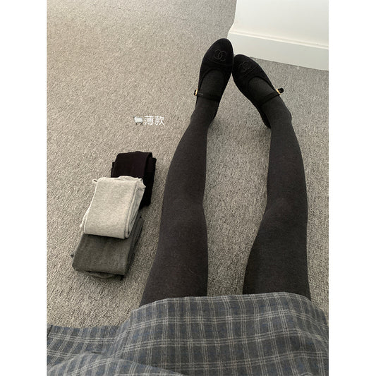 【H5504】實拍高腰收腹彈性超顯瘦連腳內搭褲一般款/加厚款251118