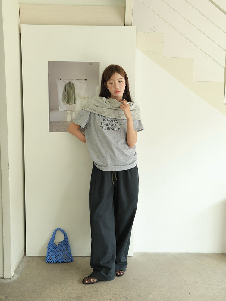 【LD2740】實拍高質感簡約坑條針織背心（羊毛33%)
250908