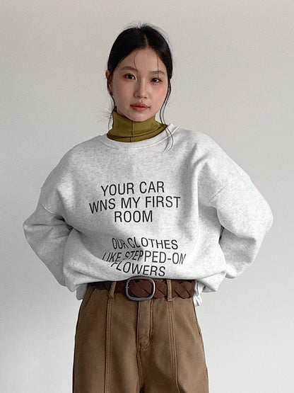 【LD11021】實拍加絨加厚印花寬鬆情侶裝衞衣251110