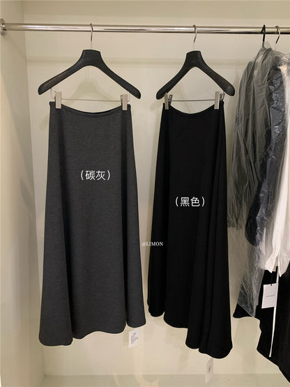 【L1130】實拍檸檬休閒顯瘦空氣棉A字裙251117