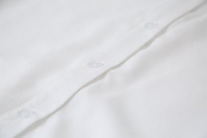 【LD3194】實拍秋冬個性立領飄帶襯衫251110