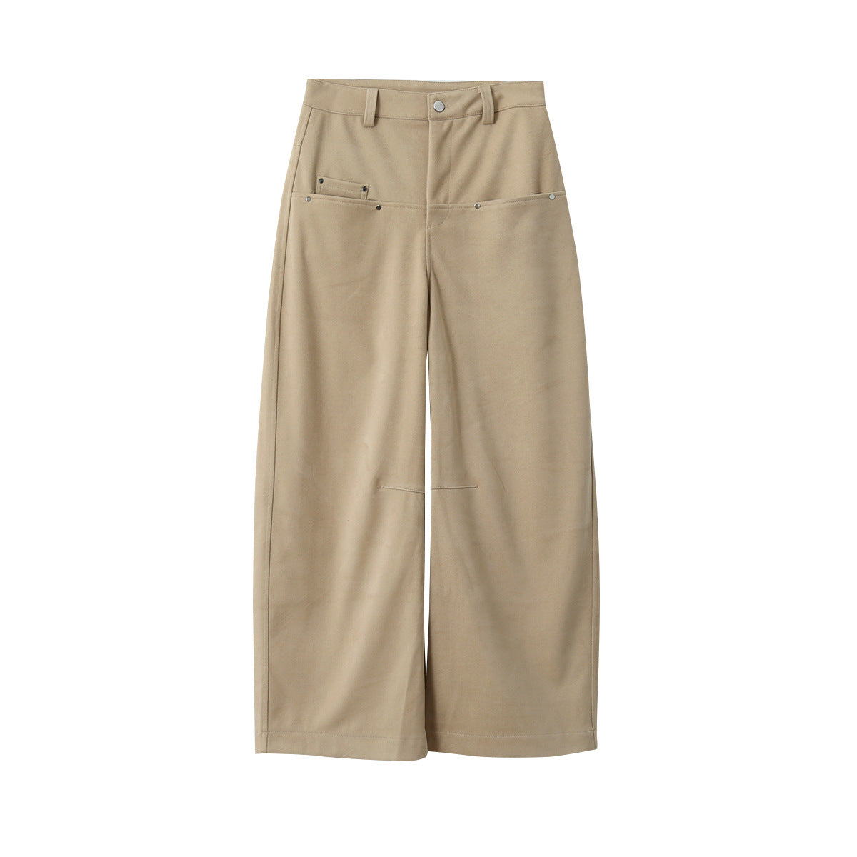 【LD3302】實拍S~XL秋冬顯瘦直筒毛呢休閒褲251103