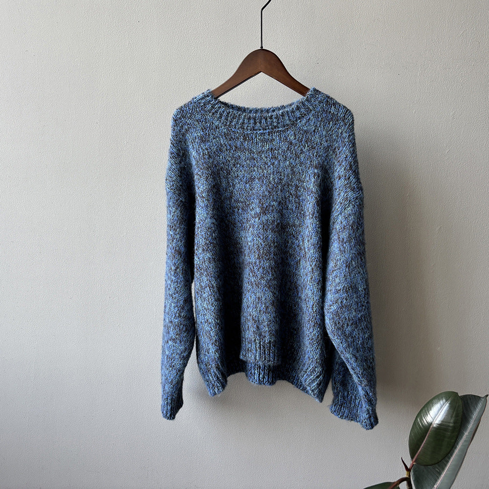 【Y2530】實拍冬季雜色古着針織毛衣(含羊毛6%)251106